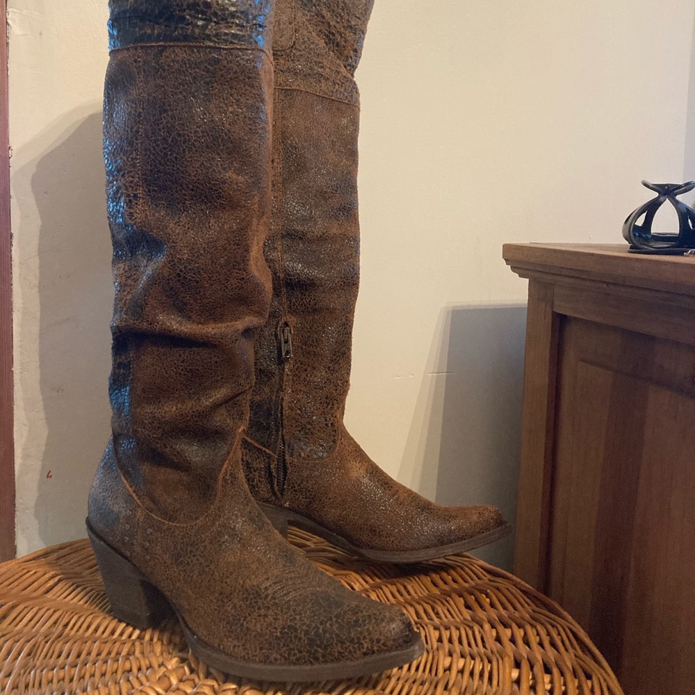 Gelene 18” Rust Old Gringo Boots